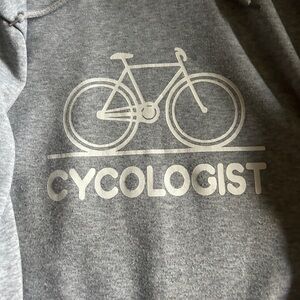 Gray Cycologist Hoodie